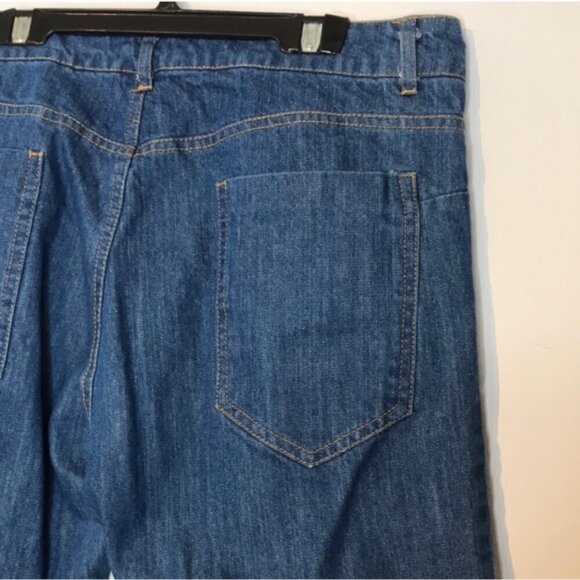 ModCloth Y2KPepaloves“I’m only kitten” embroidered cat straight leg jeans Size M - Picture 5 of 5